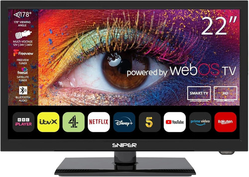 Sniper smart caravan tv - 22",