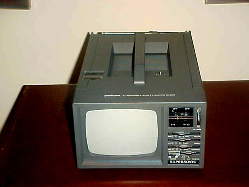 Retrò vintage supersonic - tv,